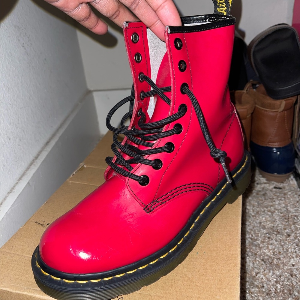 Red Dr. Marten’s